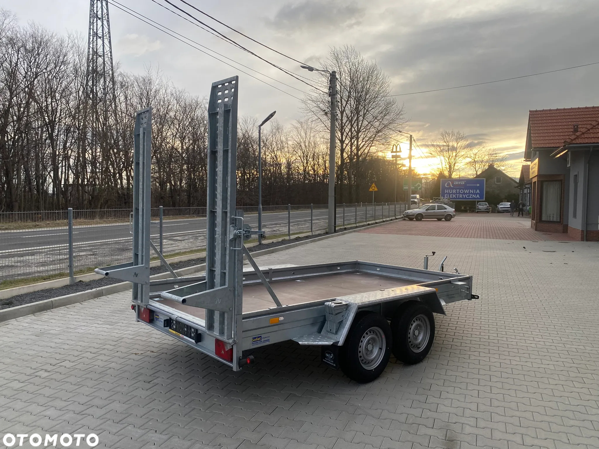Niewiadów KOPARKA 3500kg pod minikoparki laweta przyczepa - 14