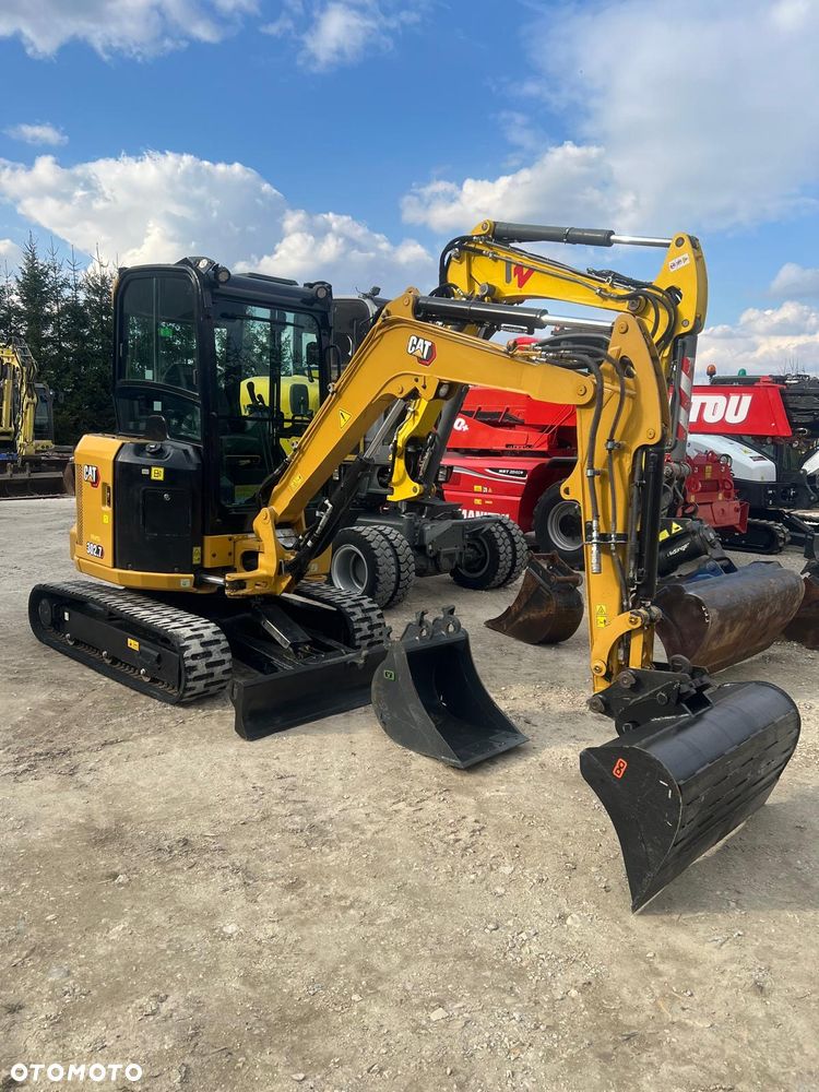 Caterpillar Minikoparka gąsiennicową CAT 302,7 22r 3x łyżki Verachter MS05 dodatk.linie hydr CATEPILLAR 302 303.5 303 bobcat Kubota Yanmar Takeuchi 2,8 tony - 19