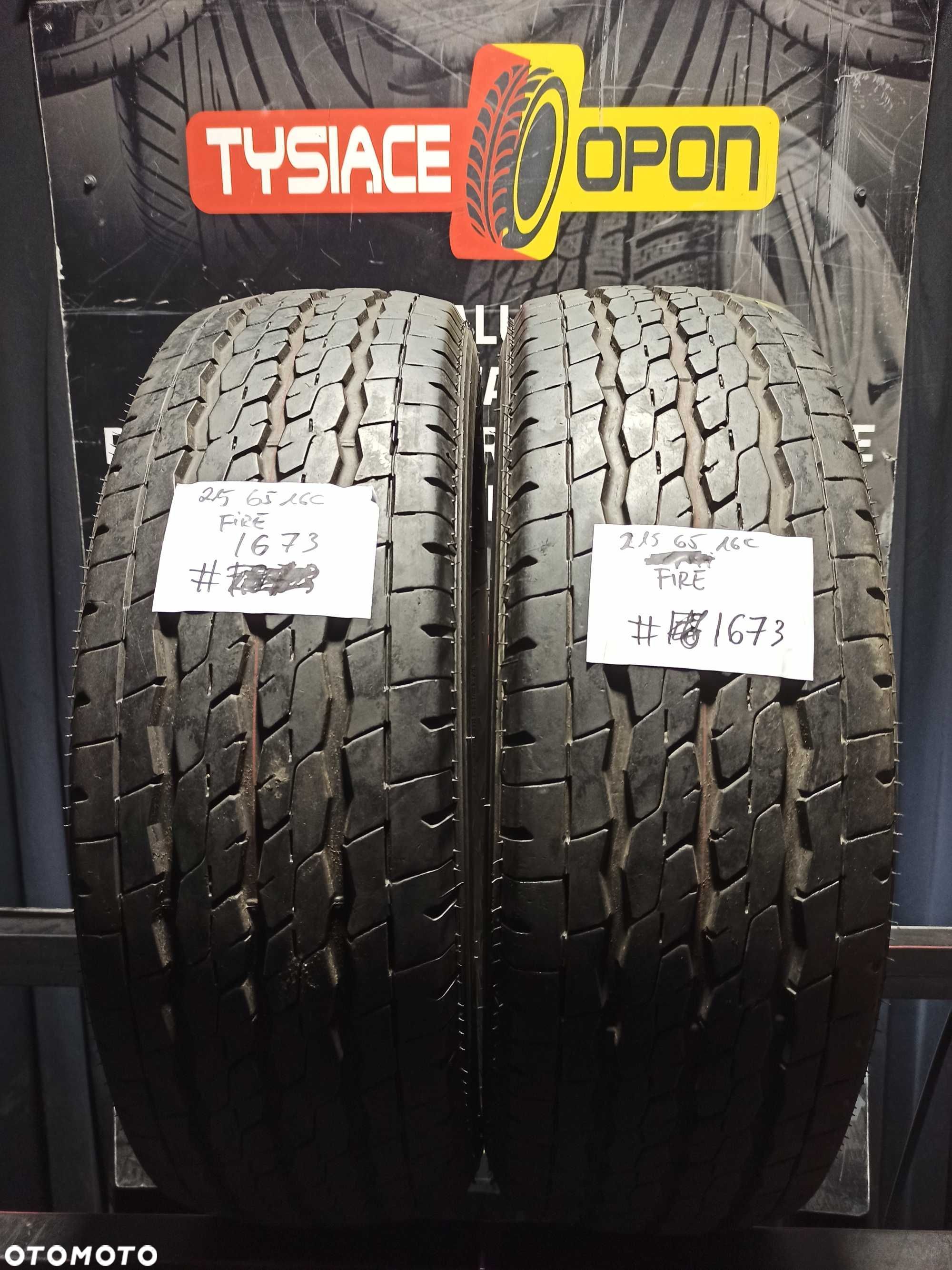 Opony Letnie 215/65/16C FIRESTONE VANHAWK #1673 - 1