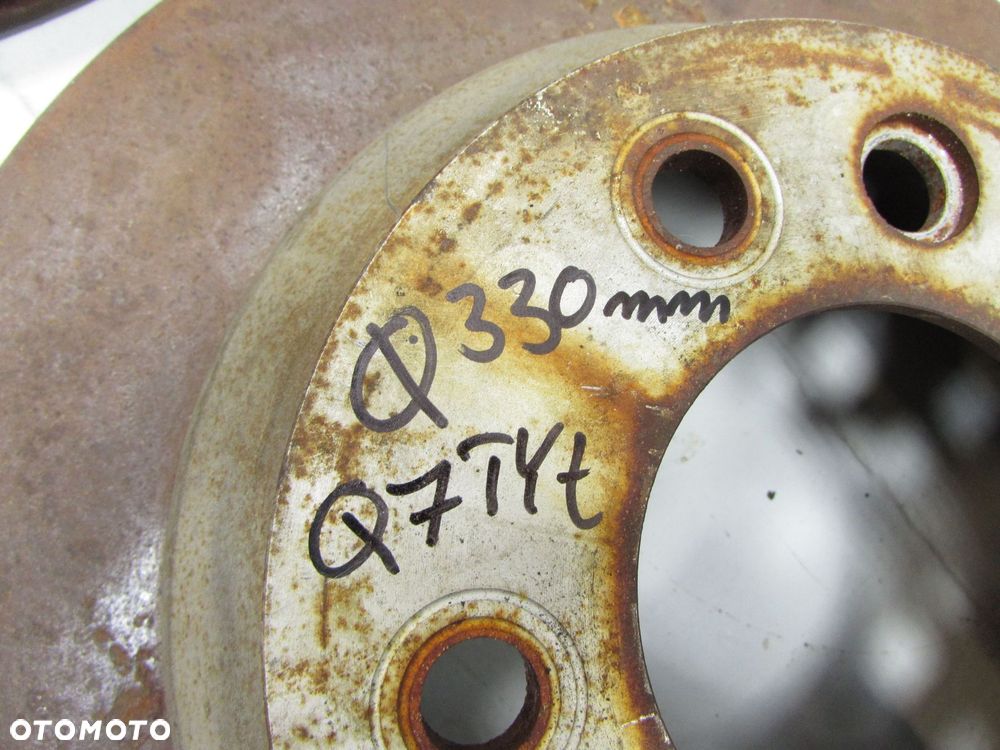 AUDI Q7 4L 3.0 TDI V6 05-15 TARCZA TARCZE HAMULCOWE TYL - 11