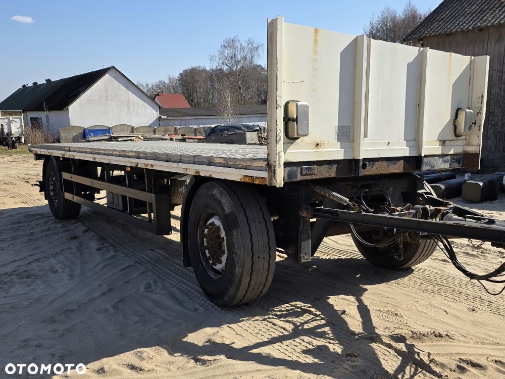 Schwarzmuller PLATFORMA dł. 7.32 m GRUBA RAMA WACHACZ REGULOWANA DŁUGOŚĆ DYSZLA - 4