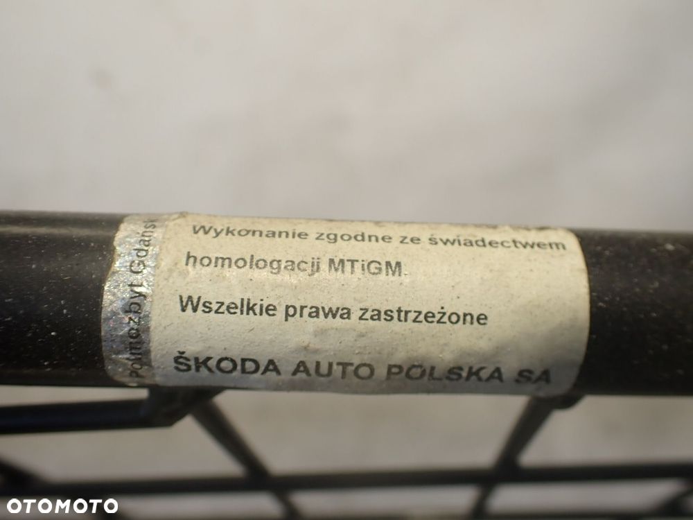 ŚCIANA GRODZIOWA KRATKA SKODA ROOMSTER PREMIA 1.4 - 6