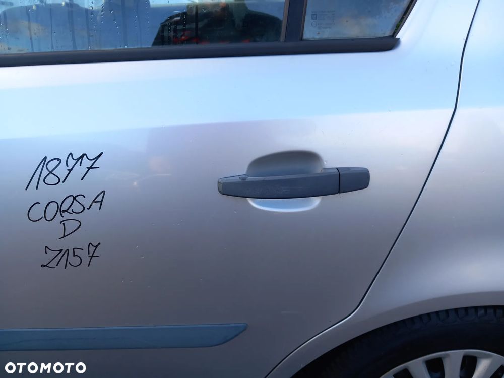 OPEL CORSA D DRZWI LEWE TYLNE LEWY TYŁ KOLOR: Z157 - 3