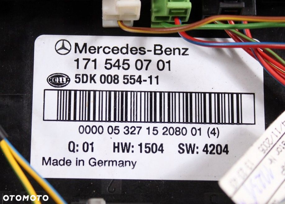 SKRZYNKA BSI MODUŁ SAM MERCEDES W171 A1715450701 - 4