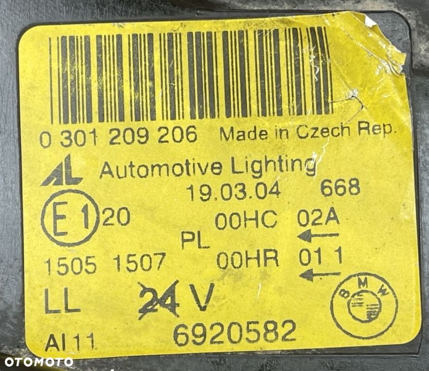 BMW 3 E46 03- LIFT LCI LAMPA PRZÓD PRZEDNIA LEWA XENON 6920582 19.03.04 - 8