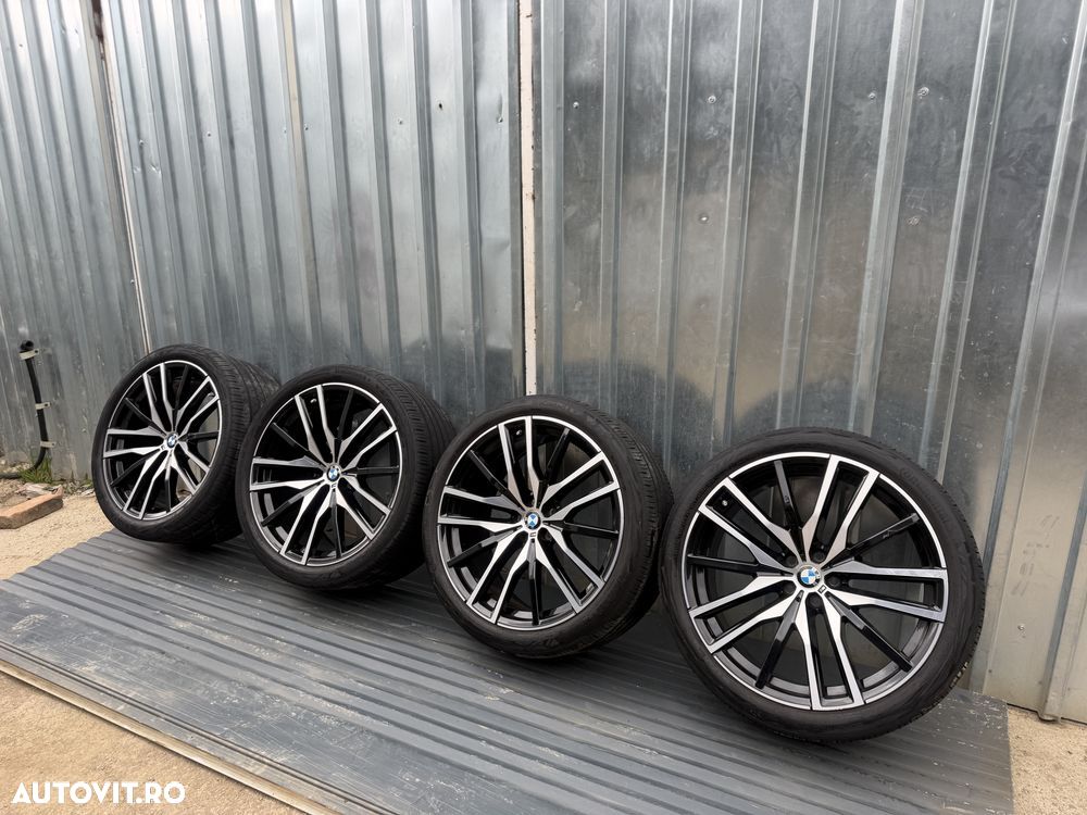 Bmw X5 G05 / X6 G06 Set Roti Vara Jante 22 M Sport Style 742 Anvelope - 1