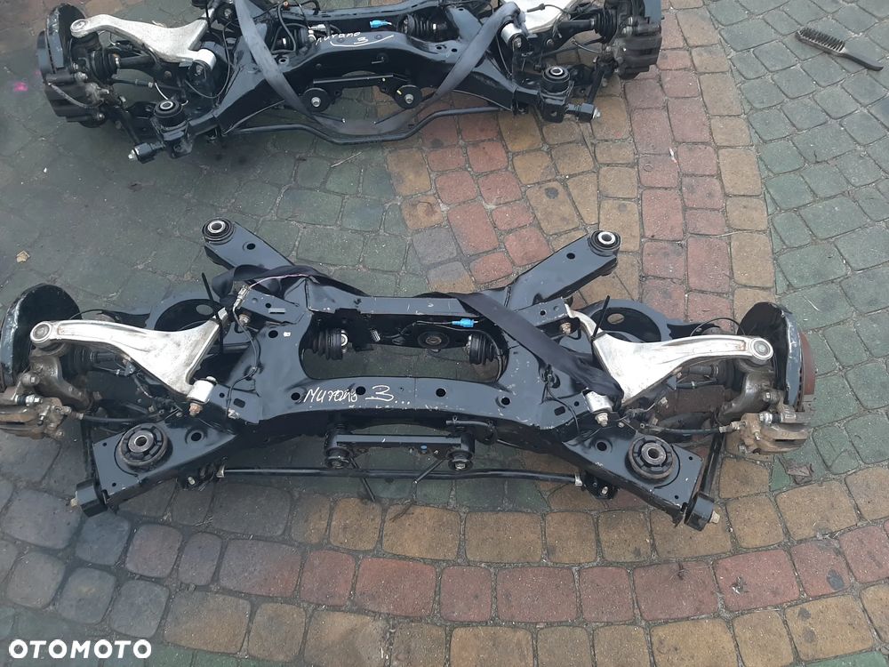Tylna belka oś trawersa sanki nissan Murano Z51 4x4 08-14R Orginał bez rdzy super stan import italy - 1