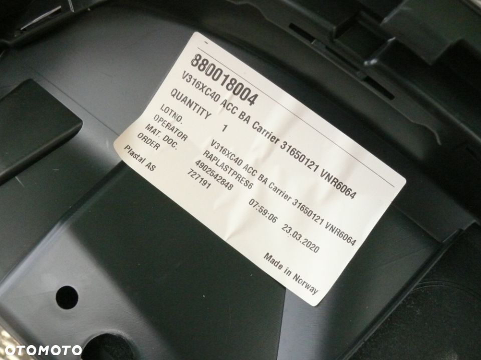 SPOILER DOKŁADKA ZDERZAKA TYŁ VOLVO XC40 2018 2020 - 4