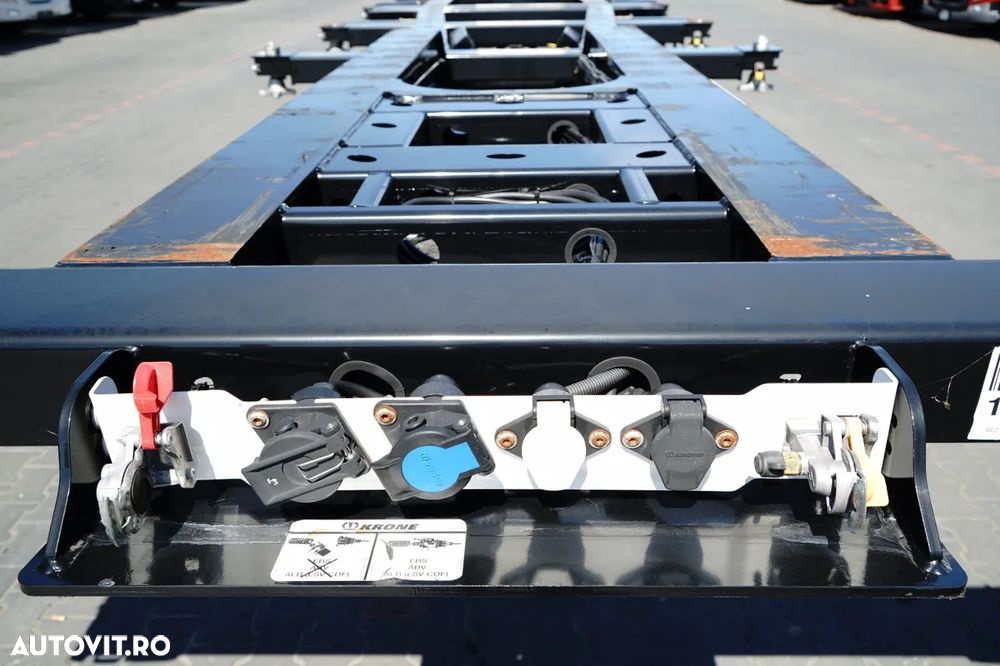 Krone KRONE / SEMIREMORCĂ CONTAINER / PUȚIN UTILIZAT / UNIVERSAL / 2023 / SPATE EXTENSIBIL / PENTRU TOATE CONTAINERELE / AXE RIDICABILE / AXE KRONE - 19