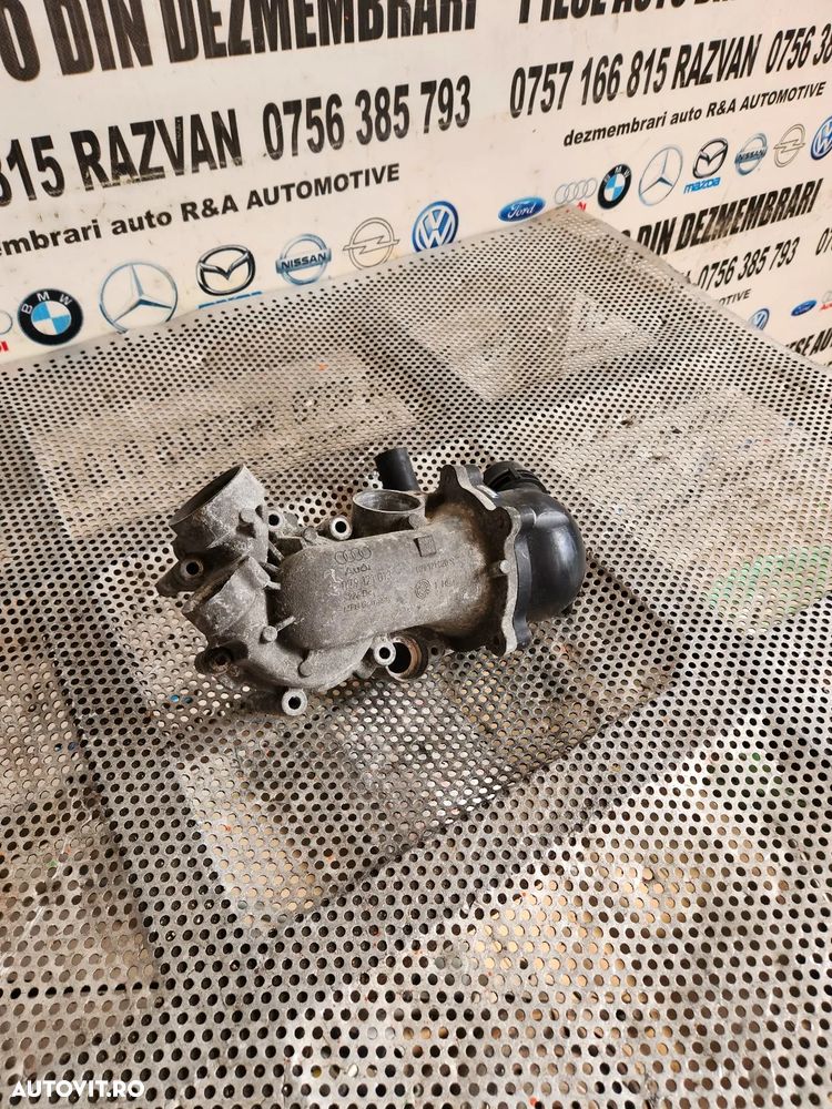 Carcasa Corp Termostat Audi A6 S6 C7 A7 A8 4.0 TFSI Cod  - Dezmembrari Arad - 2