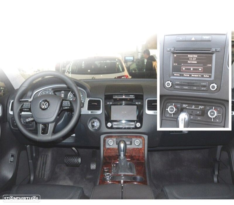 AUTO RÁDIO DVD GPS ANDROID 10 PARA VOLKSWAGEN VW TOUAREG 2010- - 2