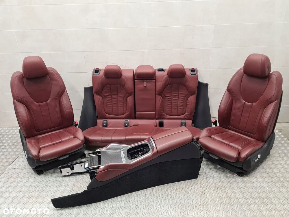 BMW X6 G06 ŚRODEK FOTELE KANAPA TUNEL BOCZKI TAPICERKA SKÓRA - 2