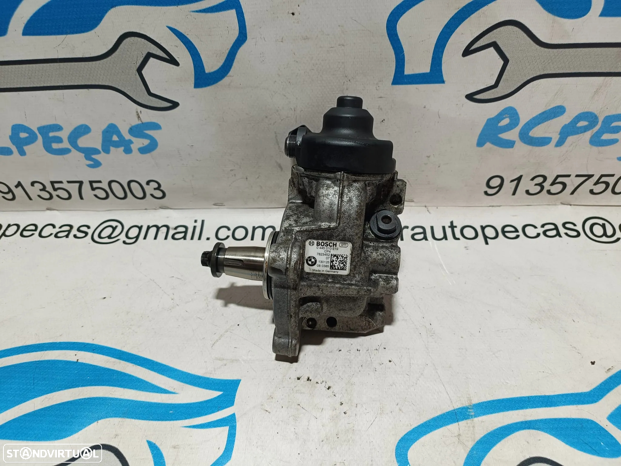 BOMBA ALTA PRESSÃO INJECÇÃO INJETOR INJETORA COMBUSTIVEL BOSCH BMW SERIE 1 E81 1.6D 116CV 0445010519 7823452  BMW E82 E87 E88 E90 E91 E92 E93 1.6D 116 CV 146CV 1.8D 183CV N47N20C N47N CP4 - 2