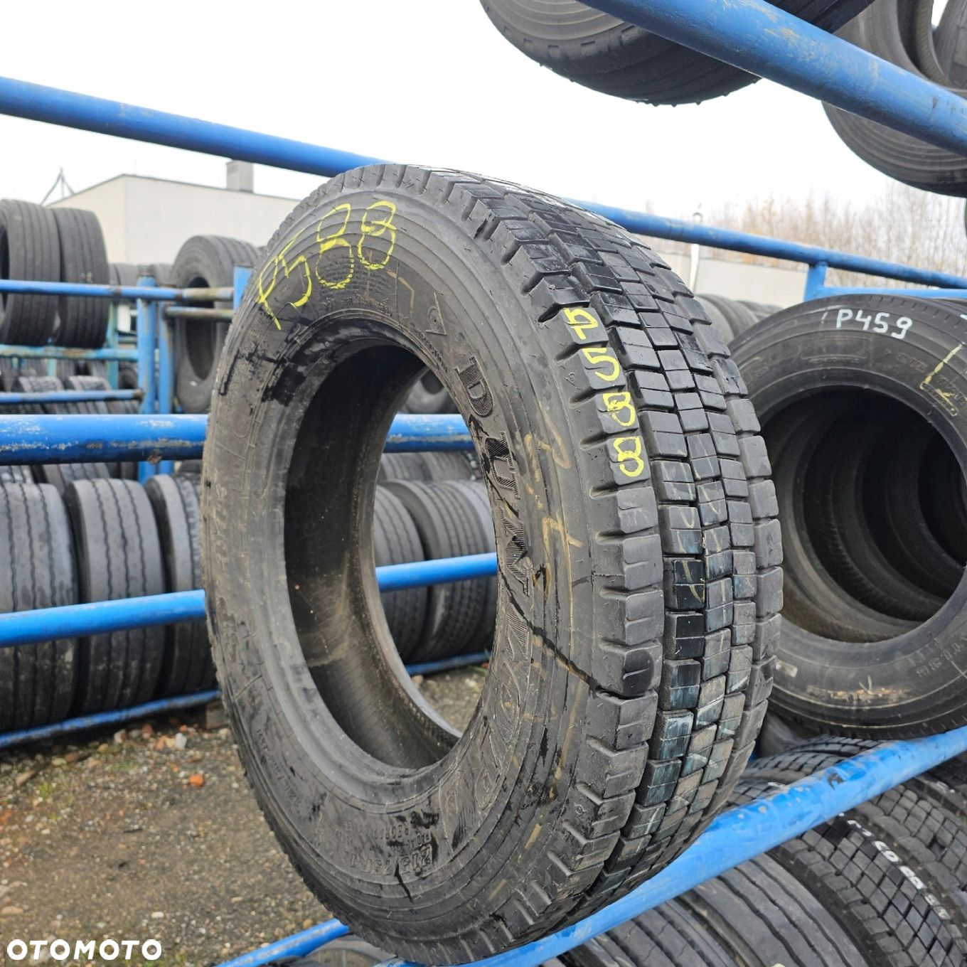 215/75R17,5 DUNLOP SP444 10mm OPONA UŻYWANA NAPĘDOWA NAPĘD TYŁ P588 - 3