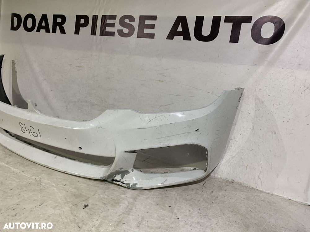 Bara fata BMW Seria 5, G30/G31, M-Sport, 2016, 2017, 2018, 2019, 2020, cod origine OE 51118064928, cu gauri pentru senzori de parcare. - 2