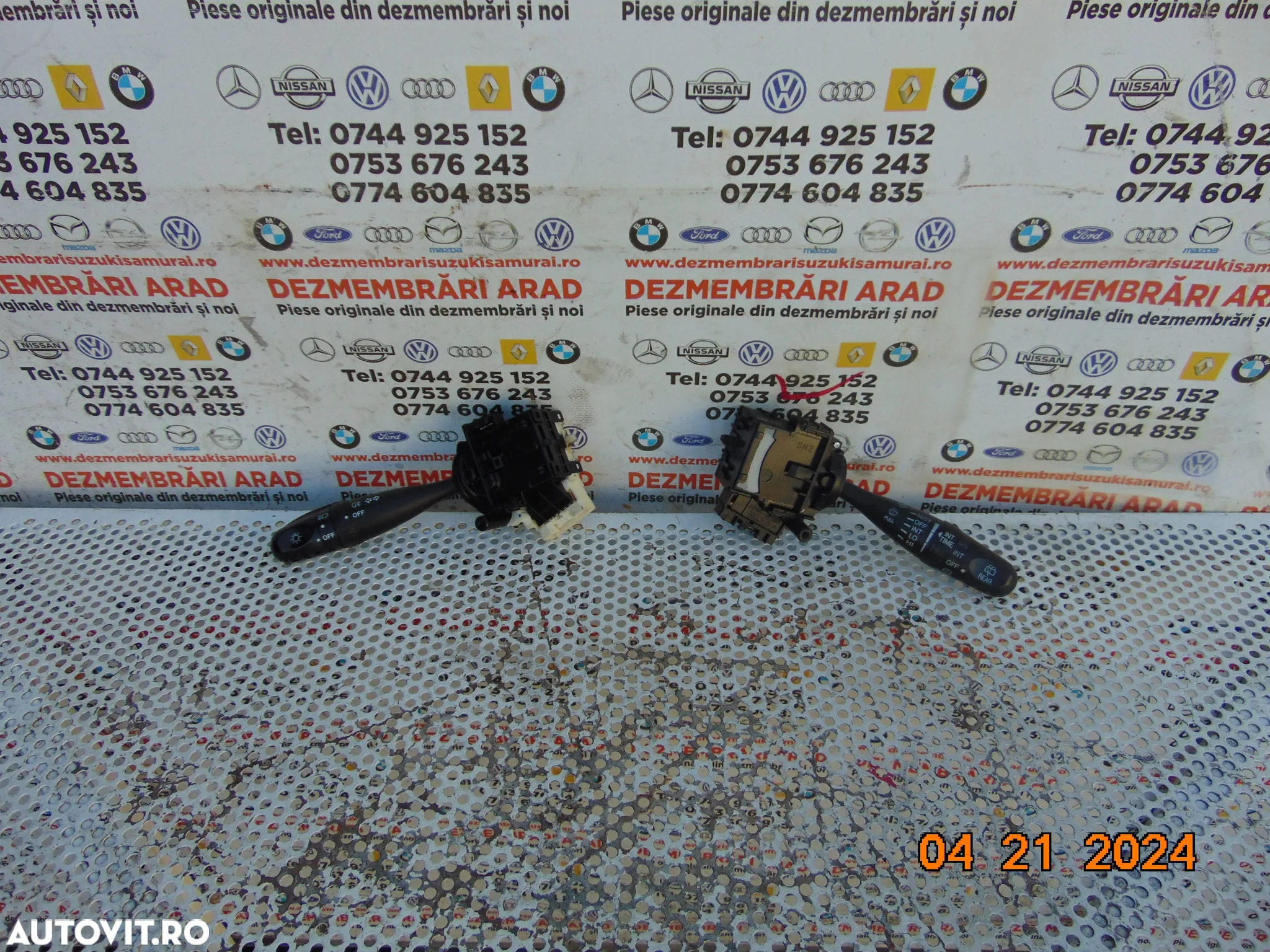 Bloc lumini Suzuki grand vitara 2005-2012 manete stergatoate semnalizare volan stanga europa grand vitara 2 - 5