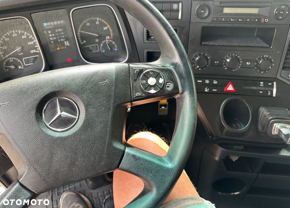 Mercedes-Benz ACTROS 1845 SPACE AUTOMAT RETARDER STANDKLIMA SPOJLERY WEBASTO LODÓWKA 2xALUTANK 700000km EURO 6 LOW DECK MEGA 2016 ŁADNY - 12