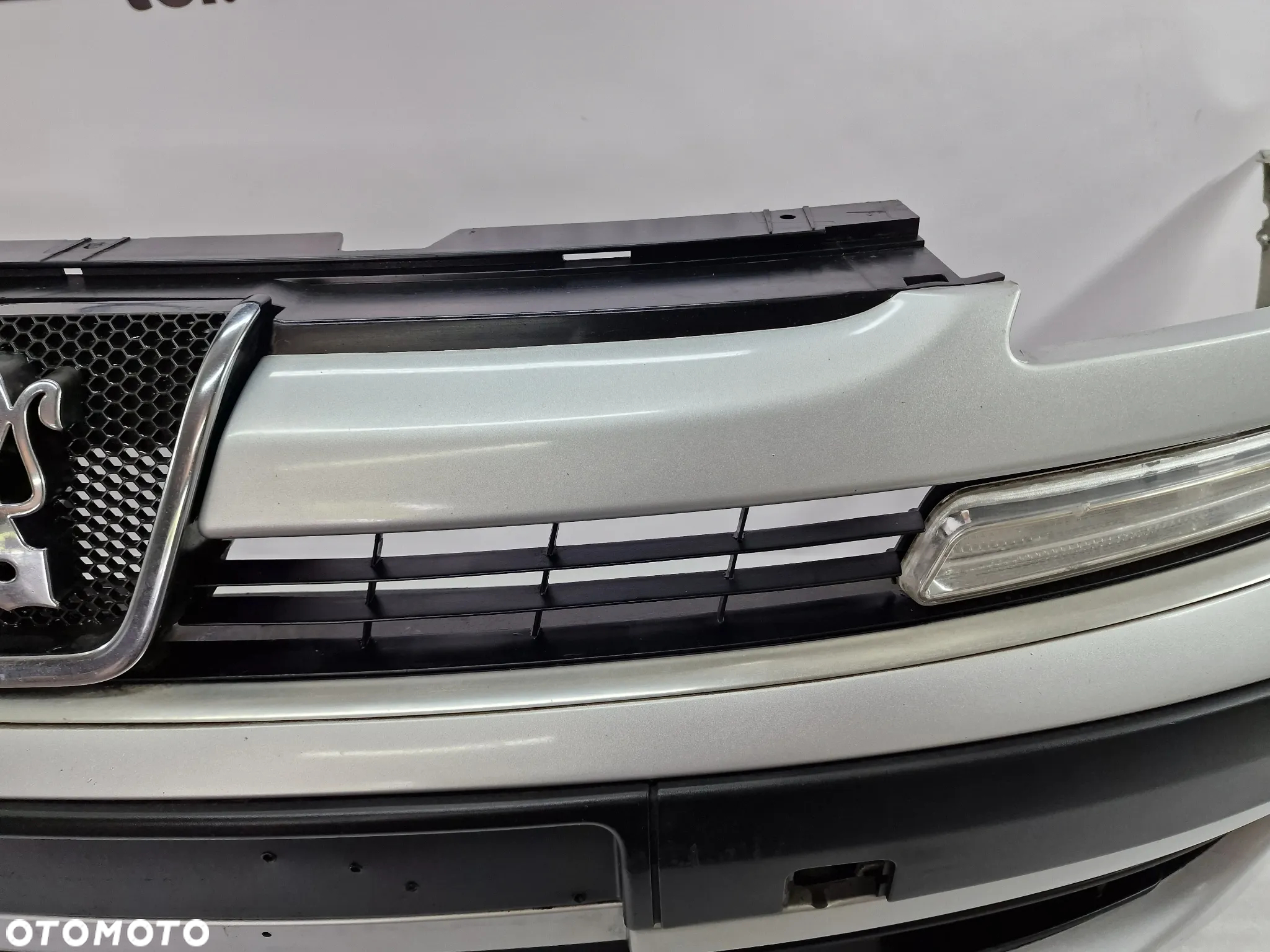 PEUGEOT 807 01-13 KOMPLETNY ZDERZAK PRZEDNI PRZÓD , ŁADNY , SREBRNY , NR 1484198077 , NR AUKCJI NZ747 - 14