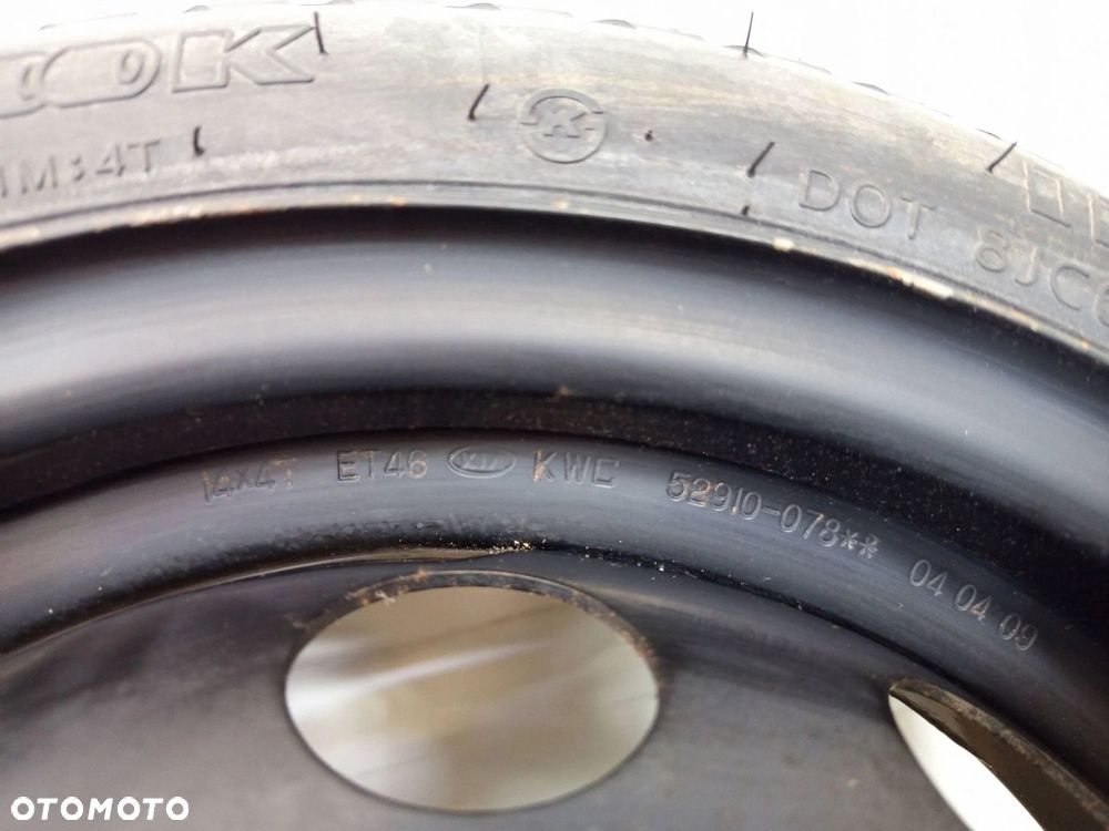 KOŁO DOJAZDOWE KIA PICANTO II 105/70 R14 4JX14 ET46 4X100 52910-078 - 4