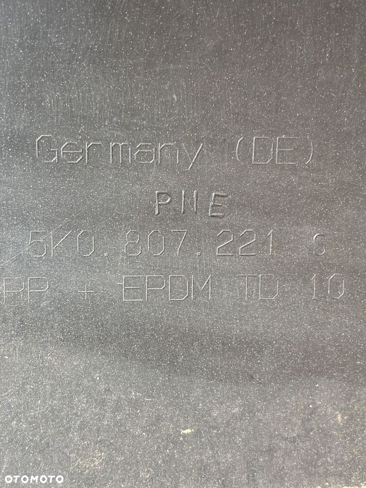 VW GOLF VI 6 08-13 5K08072216S SKORUPA ZDERZAK PRZÓD  PRZEDNI PDC SPRYSK - 11