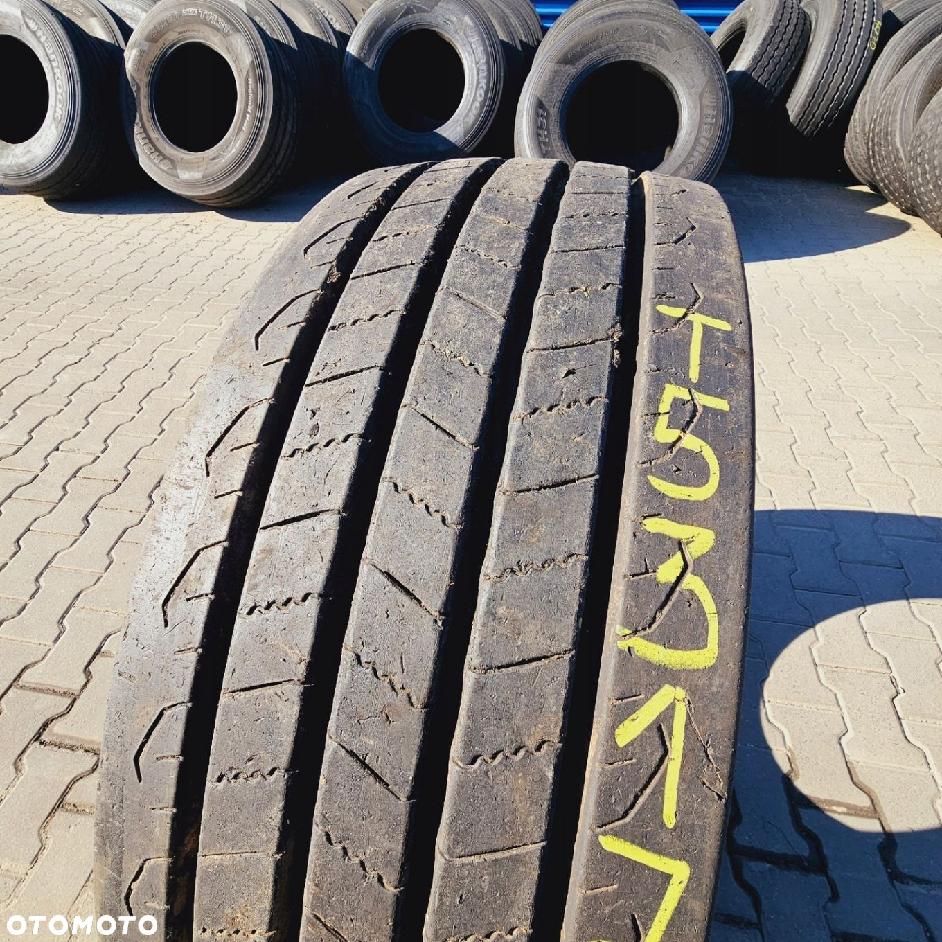 385/65R22,5 UNIROYAL TH 50 HL 14mm 2023rok OPONA UŻYWANA NACZEPA T5317 - 3