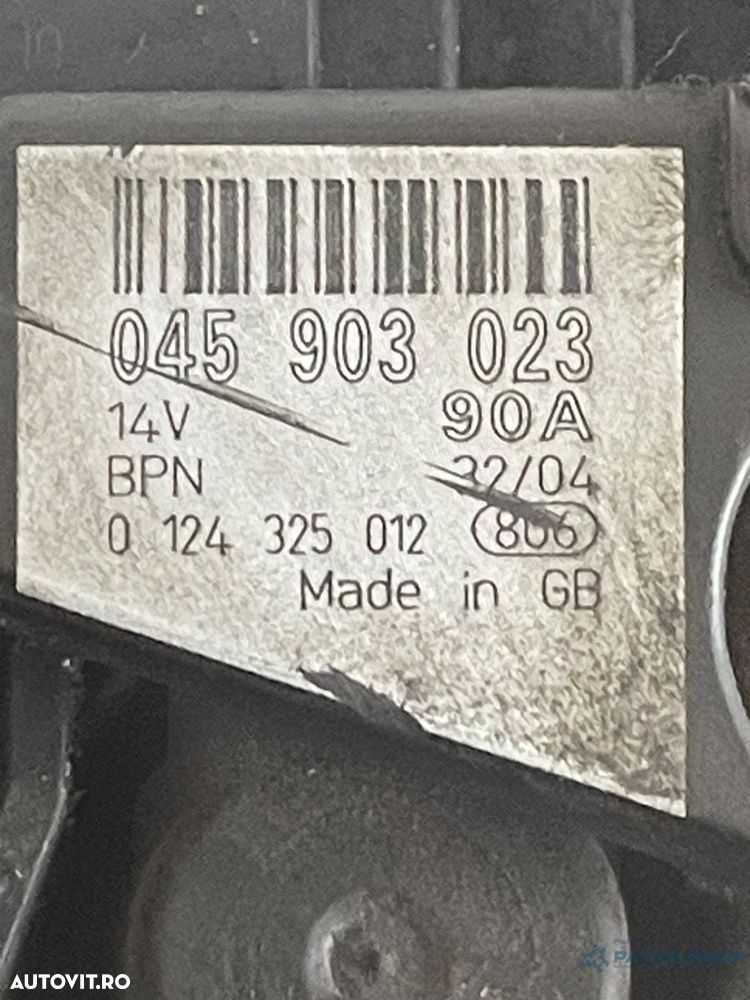 Alternator VOLKSWAGEN POLO 9N_ 2001 - 2012 1.4 TDI BMS, BNV, SKODA FABIA II 542 2006 - 2014 BOSCH 0124325012 045903023 - 3