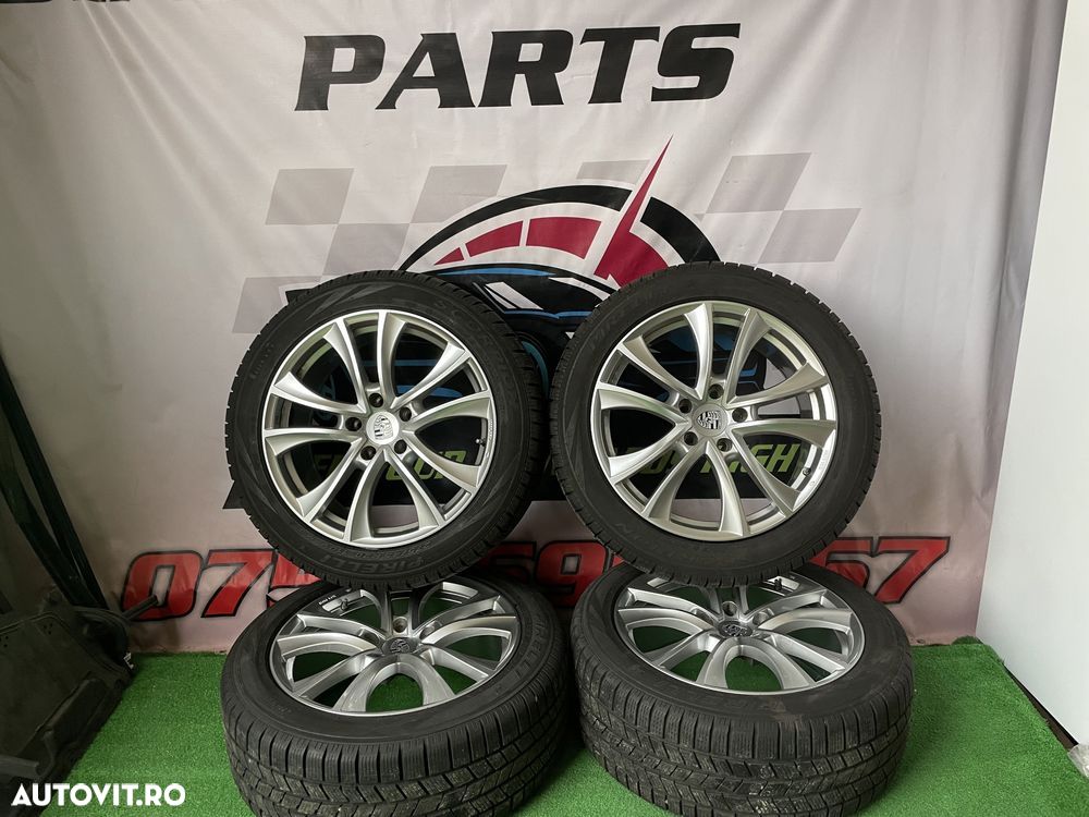 Set Jante iarna + Anvelope Pirelli Porsche Cayenne 7P 7P5 R20 - 1