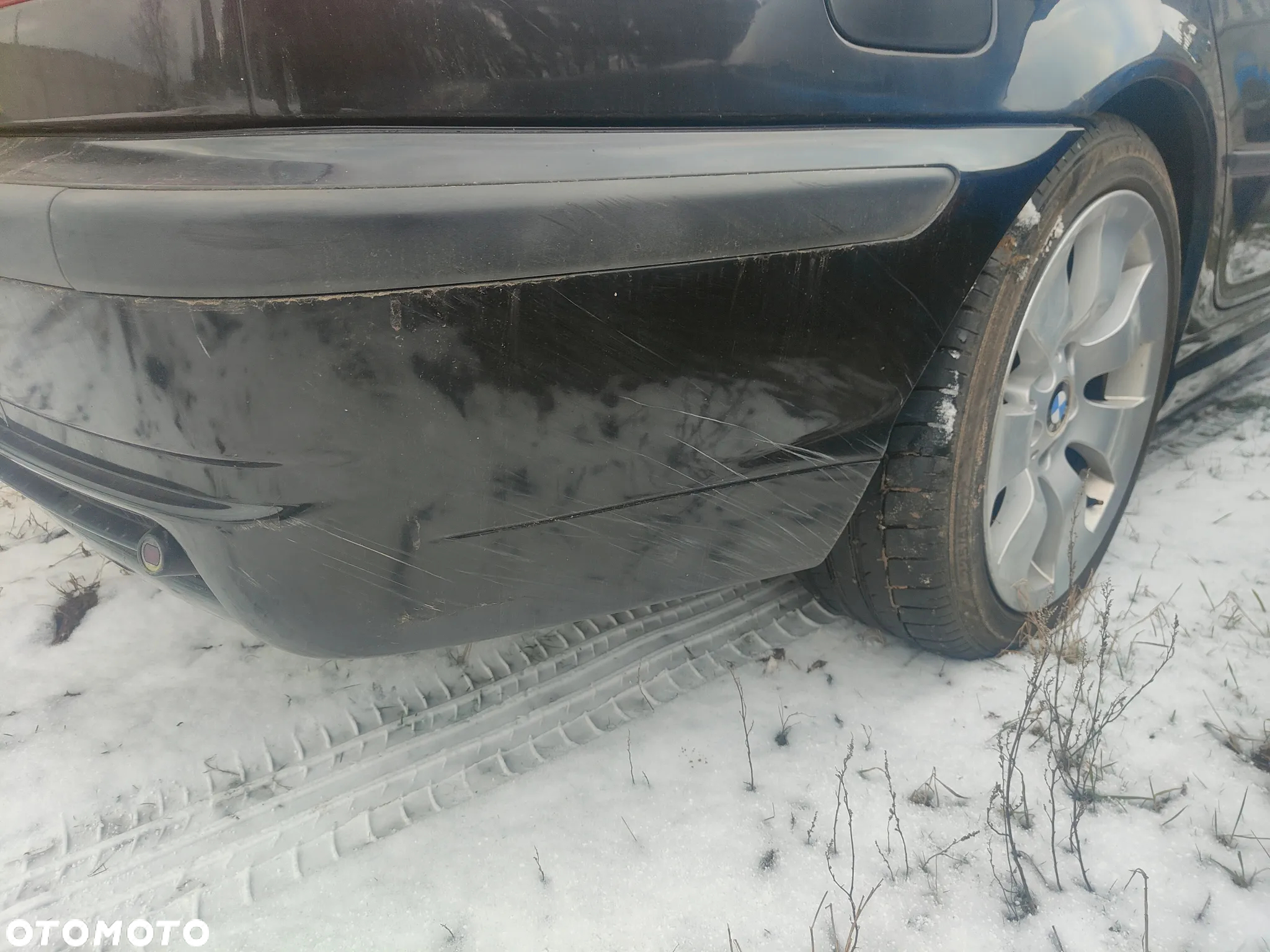 BMW E46 Sedan Zderzak tylny tył M-Pakiet Cosmosschwarz 303/9 PDC - 4