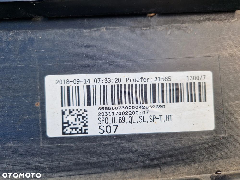 Audi A4 B9 S-LINE Kombi spojler dokładka zderzaka tył tylnego 8W0807521S - 21