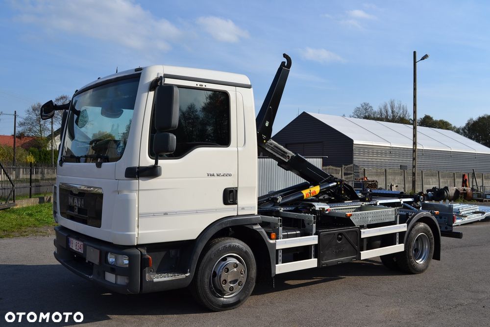MAN TGL 12.250 Hakowiec Nowe urządzenie hakowe BOB T8 TGM Atego Midlum Eurocargo Hyva Janco Skibicki Meiller - 3
