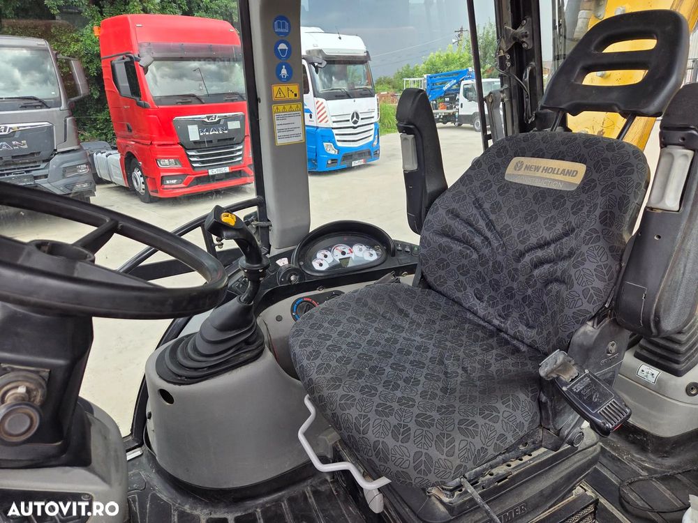 New Holland B110C, 2020, 5.117h, 110 CP, Cupa multifunctionala 4x1 cu furci, Brat excavare extensibil, fara aer conditionat, CE, lung 5,8m, latime 2,3m, Masa operatinala 8tone, Adancime  sapare 6m, posibil leasing 4 ani-PROMOTIE 39.900 EUR+Tva - 22