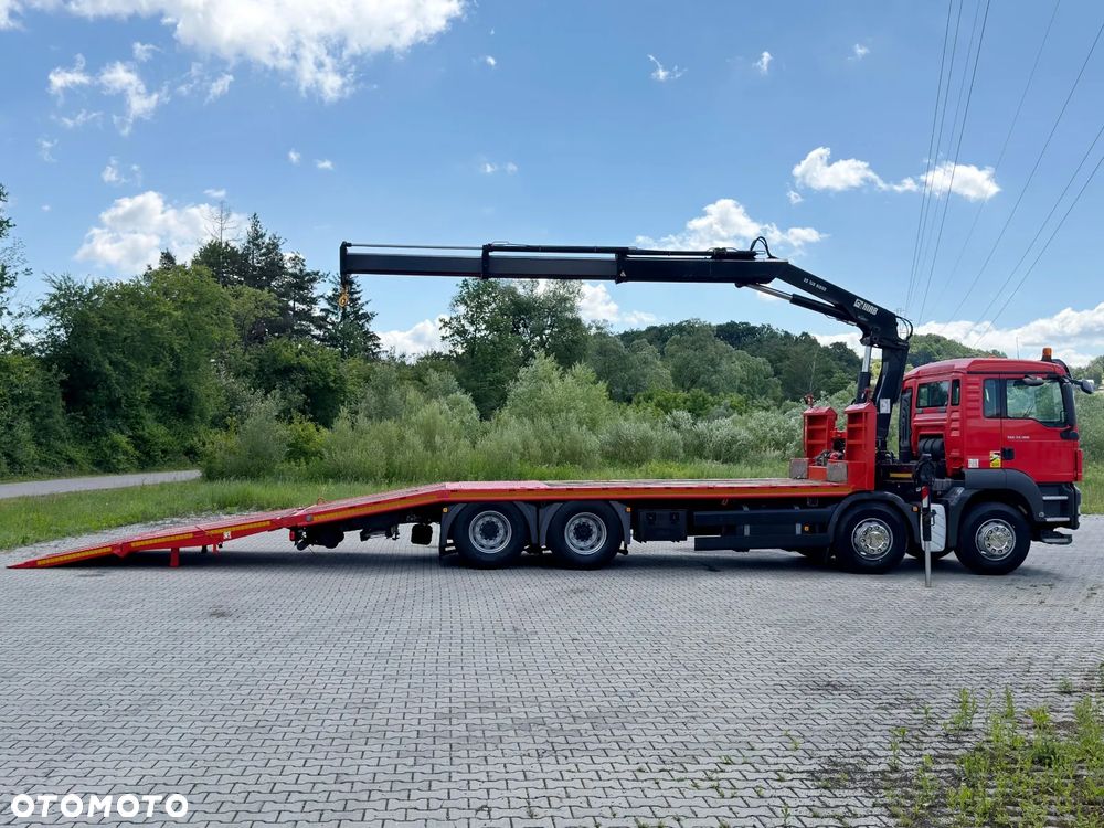 MAN TGS 35.360 * LAWETA 7,80 m * HIAB 166 E - 2 HIDUO + PILOT * STAN BDB - 8