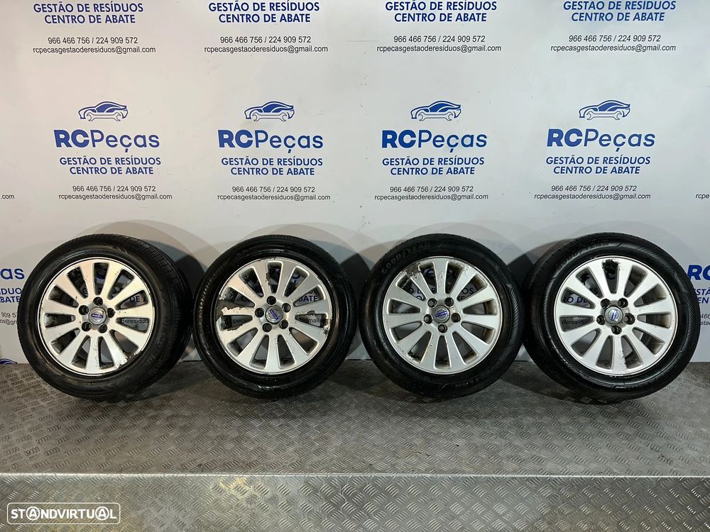 .Conjunto Jantes 16 Originais Volvo 5x108 ET52.5 6.5J 30647088 - 1