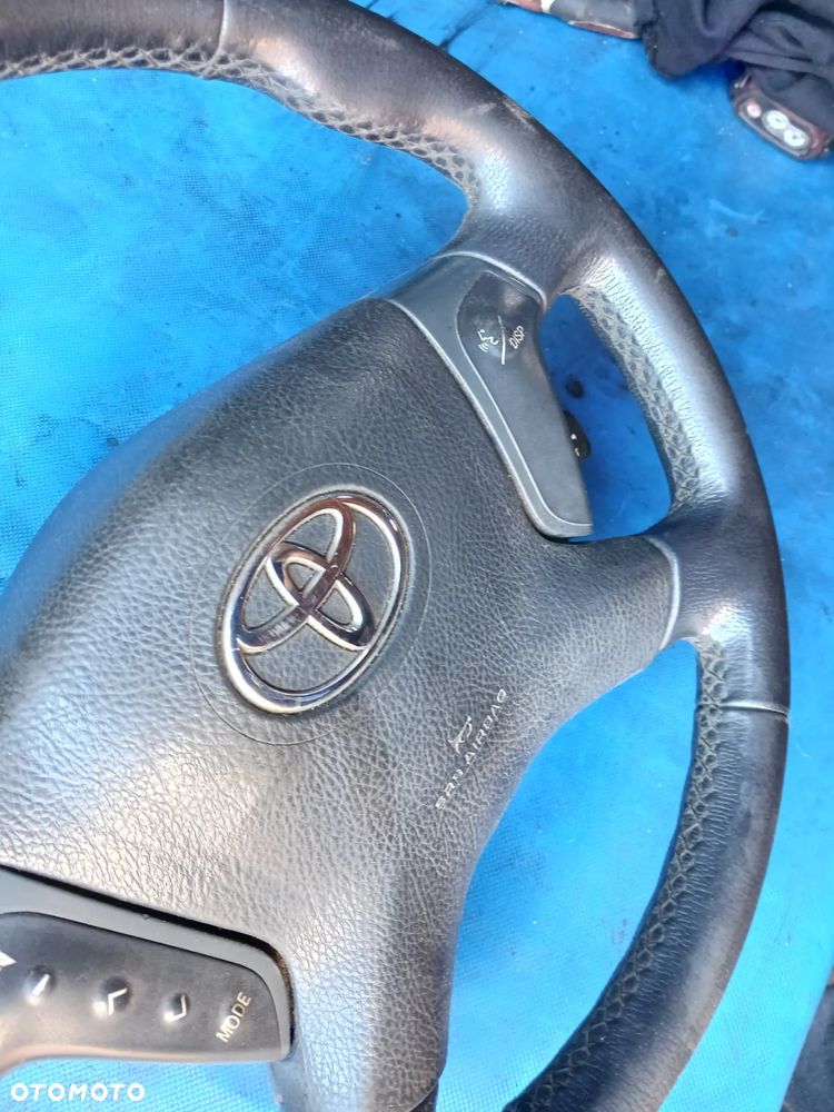 Kierownica multifunkcja Toyota Avensis T25 skóra poduszka - 3