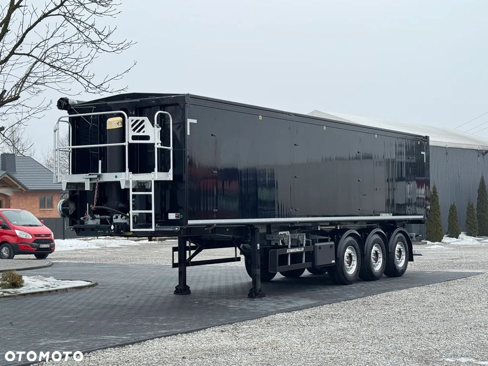 Schwarzmuller SK/ WAGA 6000 kg / 50 m3 / KLAPO-DRZWI / PODNOSZONA OŚ  / IDEALNY STAN - 1