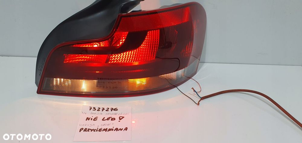 Bmw E82 E88 Lci Lampa W Błotnik Prawa Tył Sport Sprawdzona 7327276 - 5