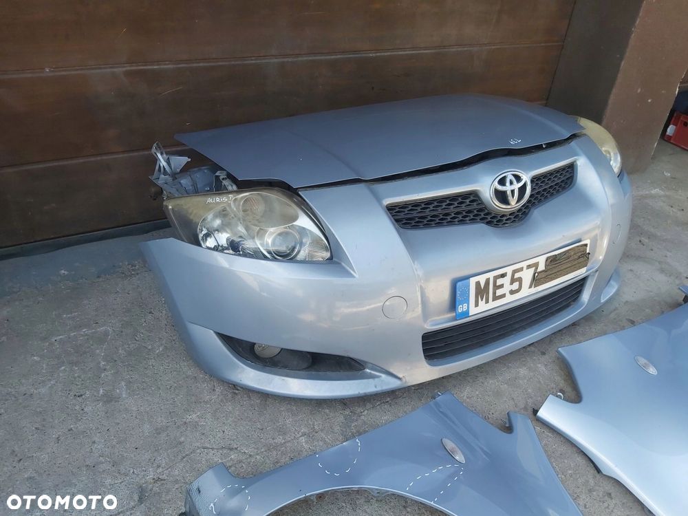 Toyota Auris I kompletny przód zderzak maska pas przedni 8s1 - 2
