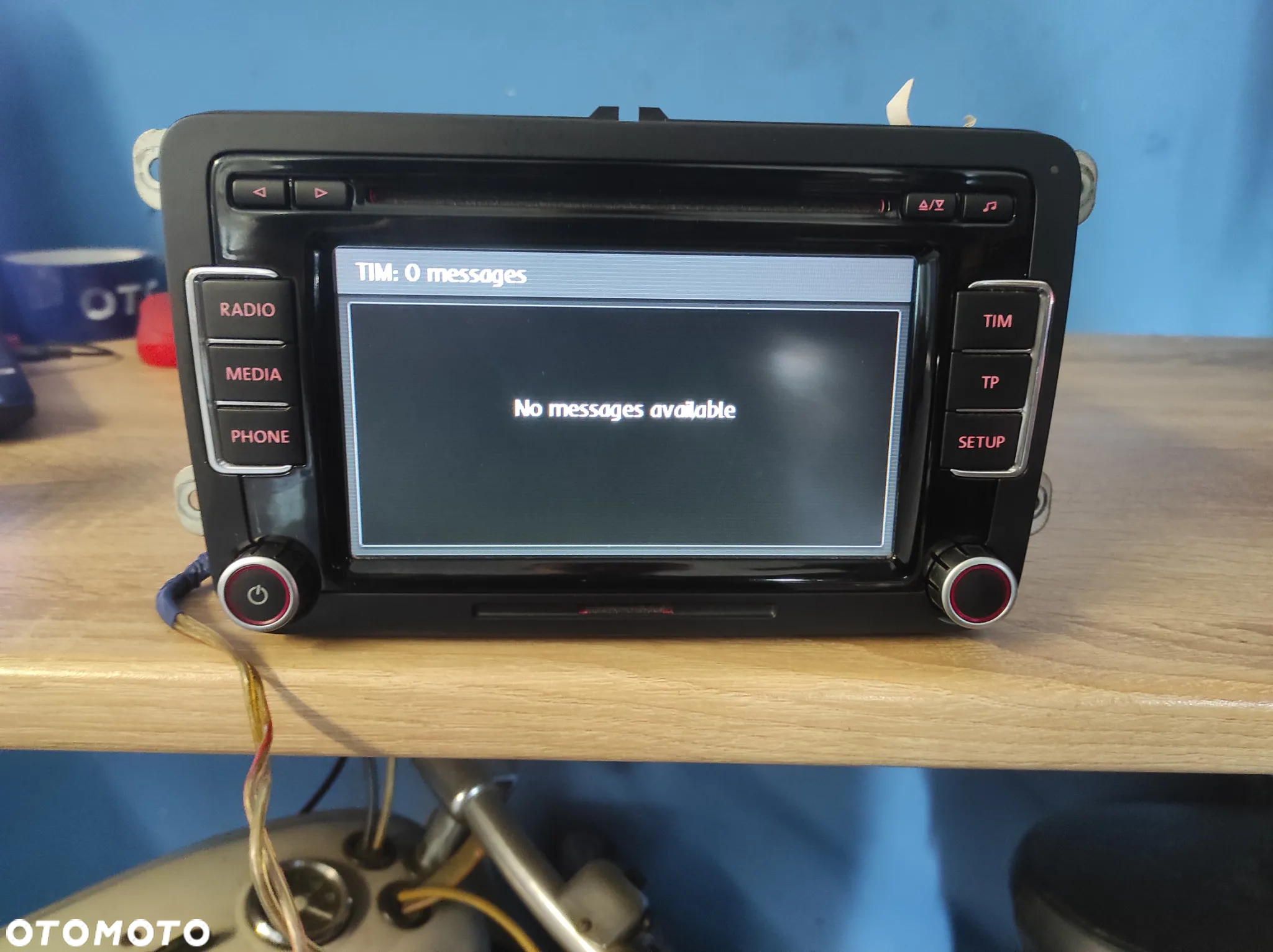 RADIO ODTWARZACZ TIM RCD 510 ROZKODOWANE VW PASSAT B6 B7 CC TIGUAN GOLF 5 6 TOURAN CADDY JETTA 3C8035195 WSYŁKA !!!! - 4