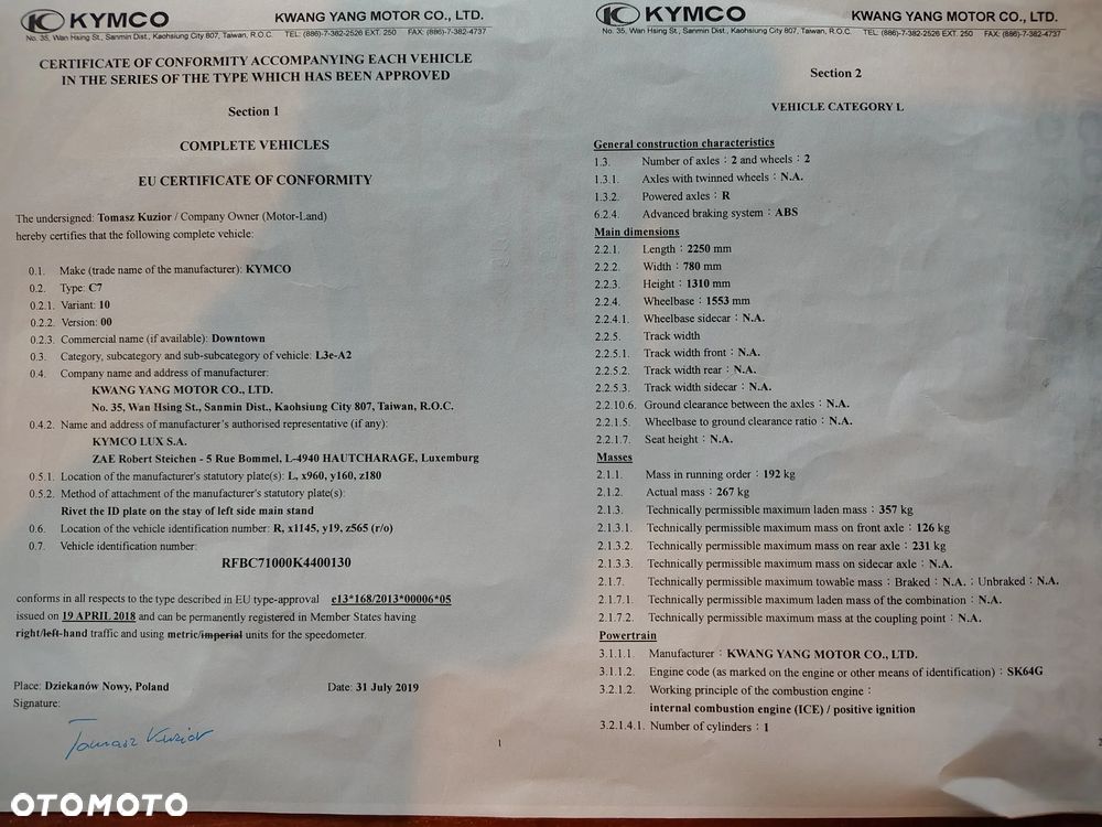 Kymco Downtown - 25