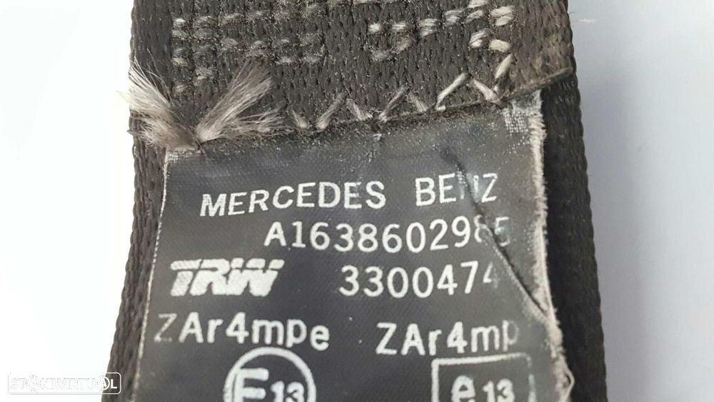 CINTO DE SEGURANÇA FRENTE ESQUERDO MERCEDES CLASE M (W163) 270 CDI (163.113) - 3