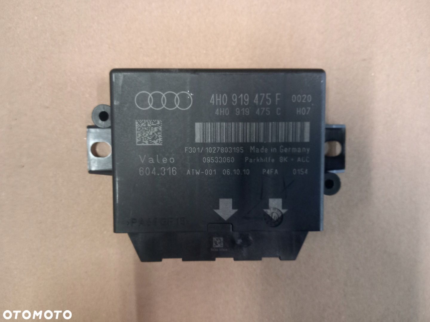 AUDI A8 D4 MODUŁ STEROWNIK PARKOWANIA 4H0919475F - 1