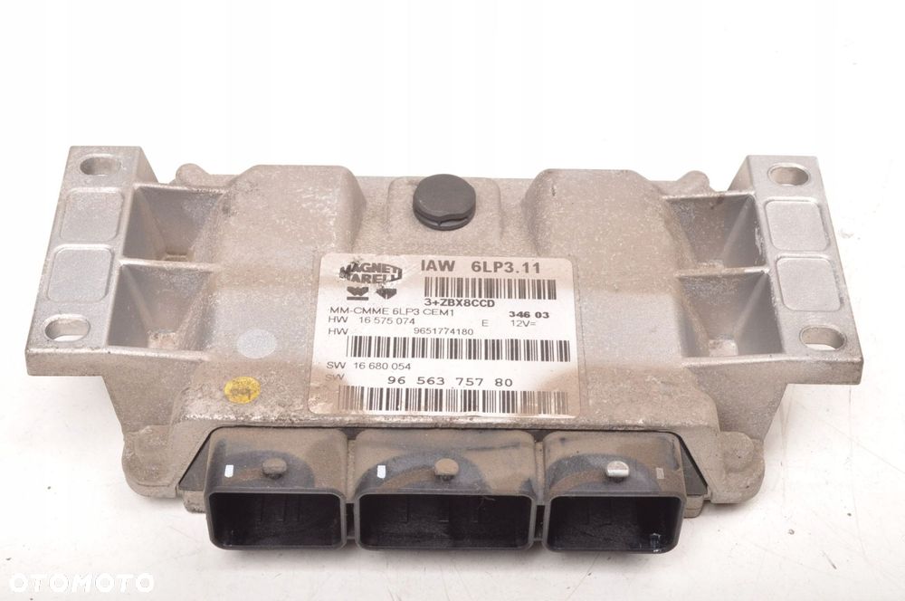 PEUGEOT 407 2.2 16V KOMPUTER STEROWNIK SILNIKA 9656375780 - 1
