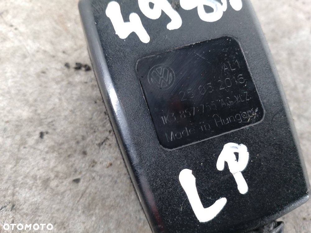 ZAPINKI, SPINKI PASA PRZÓD KOMPLET VW GOLF V 1K3857756S  1K3857755AG - 2