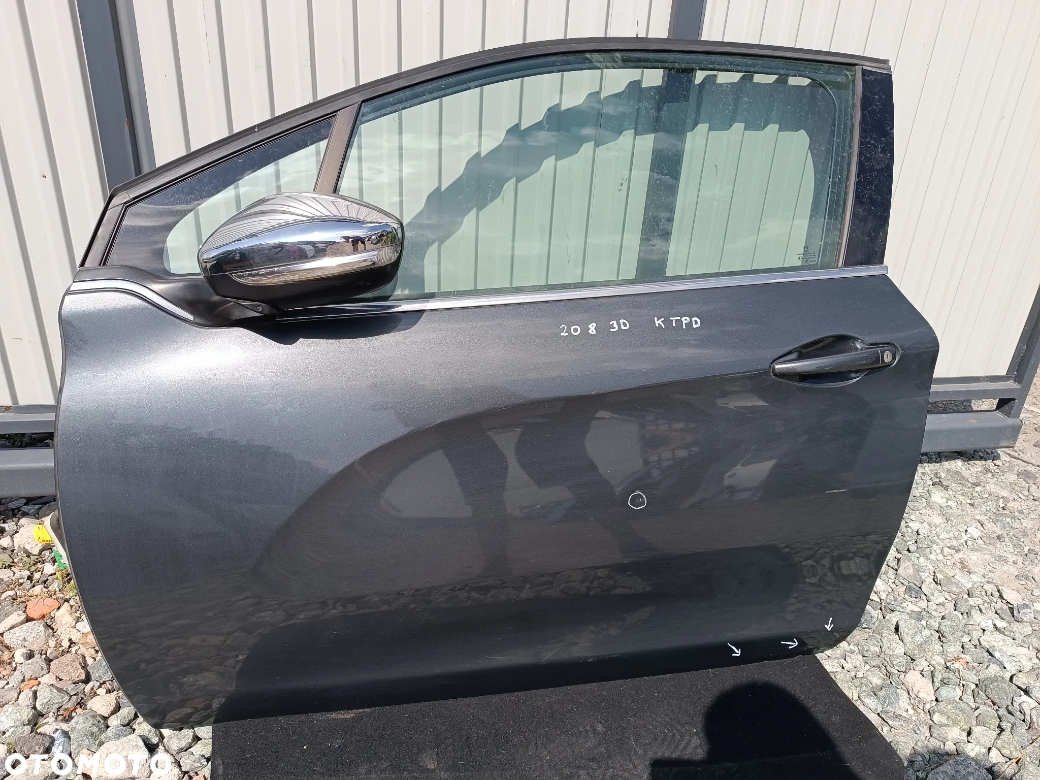 DRZWI LEWE PRZÓD LEWY KTPD PEUGEOT 208 3 DRZWI - 3