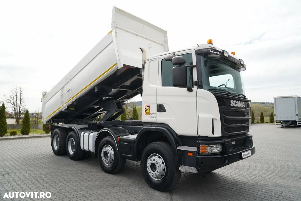Scania G 480 / 8x4 / BASCULATOR / HIDROBRAT / BORDMATIC / MANUAL - 8