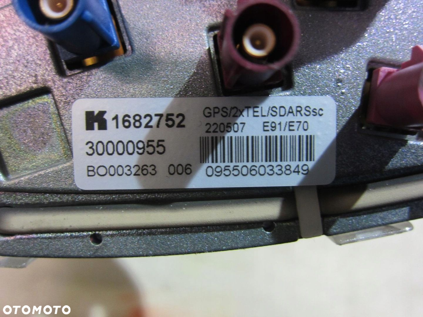 BMW X5 E70 E91 X1 E84 ANTENA DACHOWA GPS WZMACNIACZ 9209431 6972311 - 4