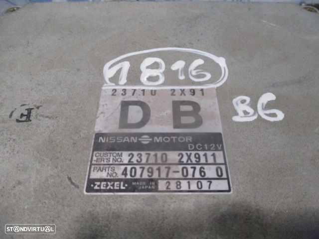 Centralina 237102X911  407917076 NISSAN TERRANO 2 2002 3.0Di 155Cv 5P CINZA ORIGINAL - 3