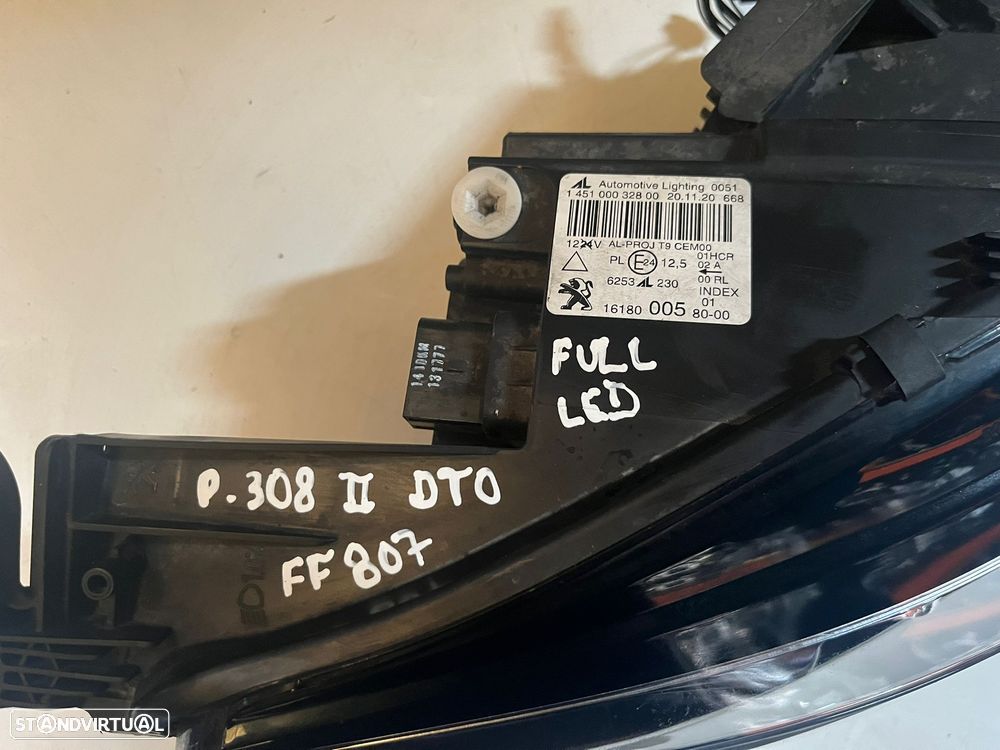 Peugeot 308 II - FAROL FULL LED DIREITO - FF807 - 5
