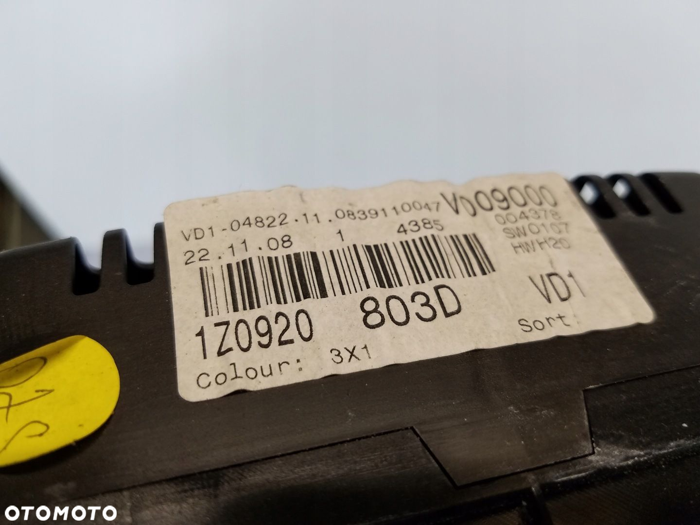 LICZNIK ZEGARY SKODA OCTAVIA II LIFT 1.9 TDI 1Z0920803D - 3