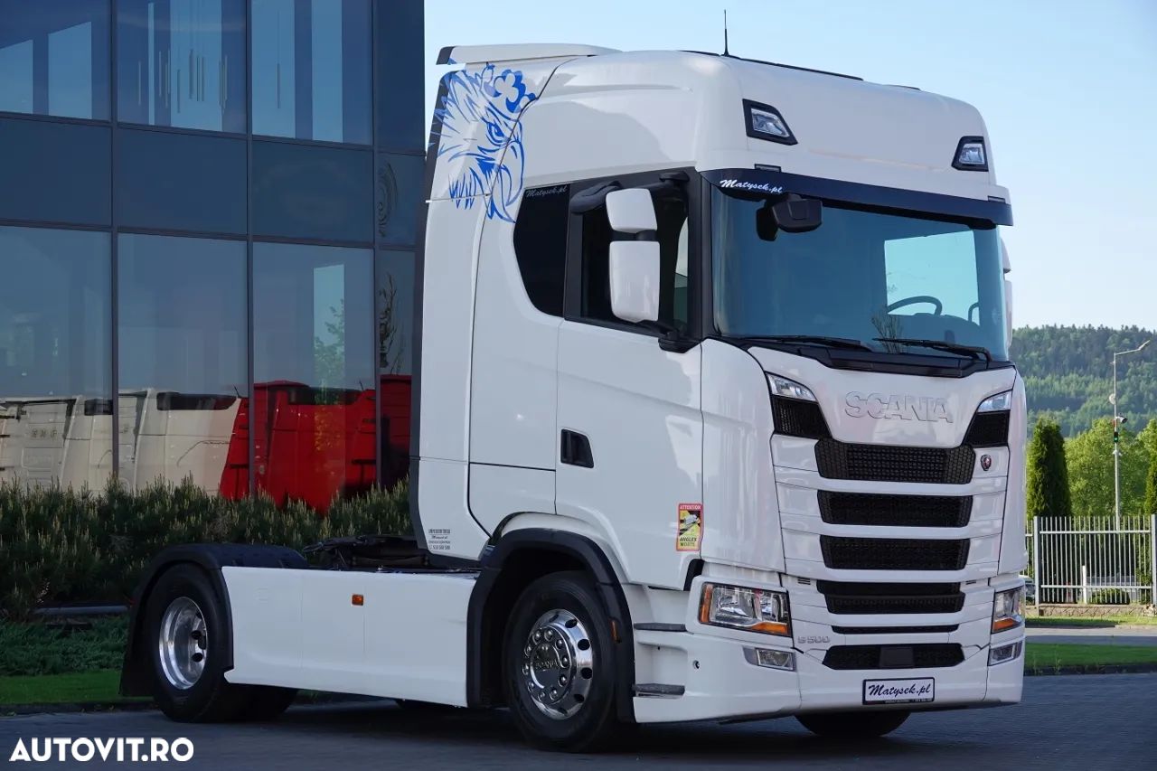 Scania S 500 / RETARDER / I-PARK COOL / JANTE ALIE / ANVELOPE 100% / DUPA CONTRACTUL DE SERVICE / IMPORTAT - 1